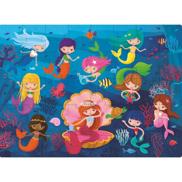 3D Puzzle and Book Set - Mermaids