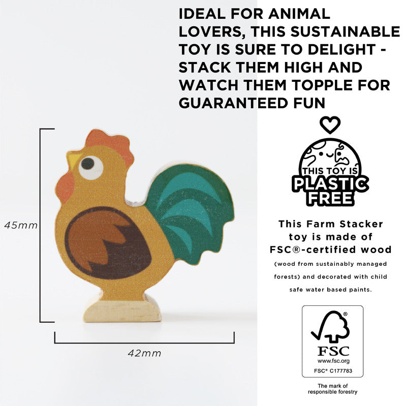 Stacking Animals & Bag | Sunny Farm