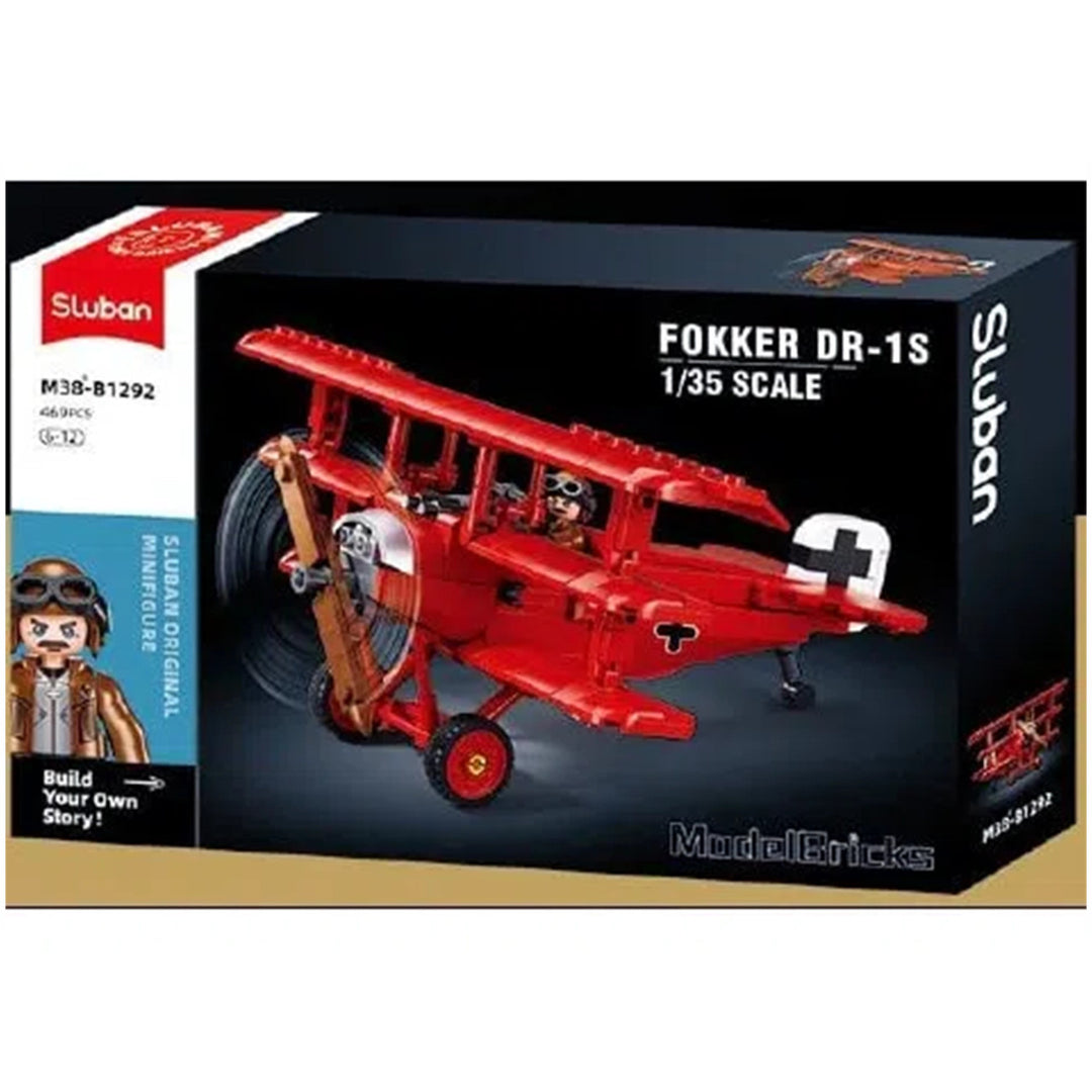 MB WW1 Fokker DR-1S Scale 1:35 281 PCS