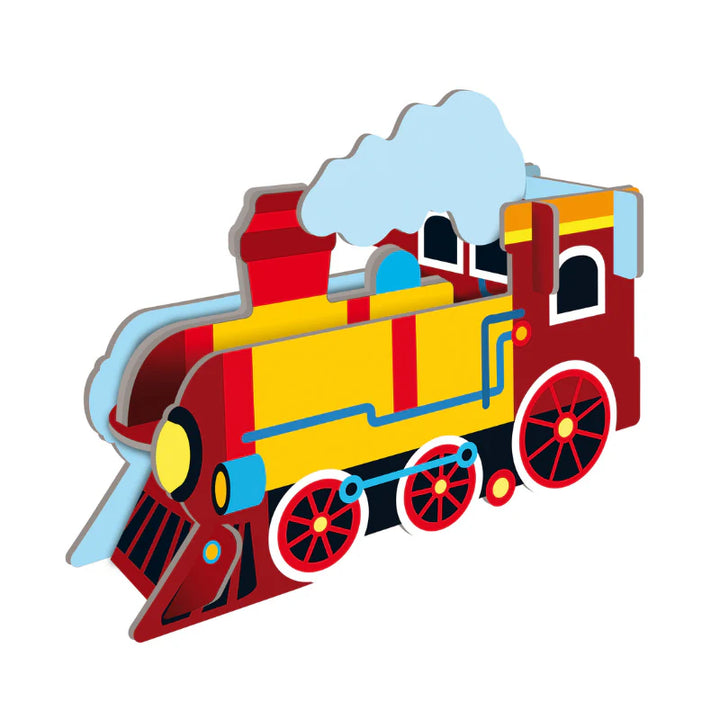 3D Puzzle and Book Set - Train