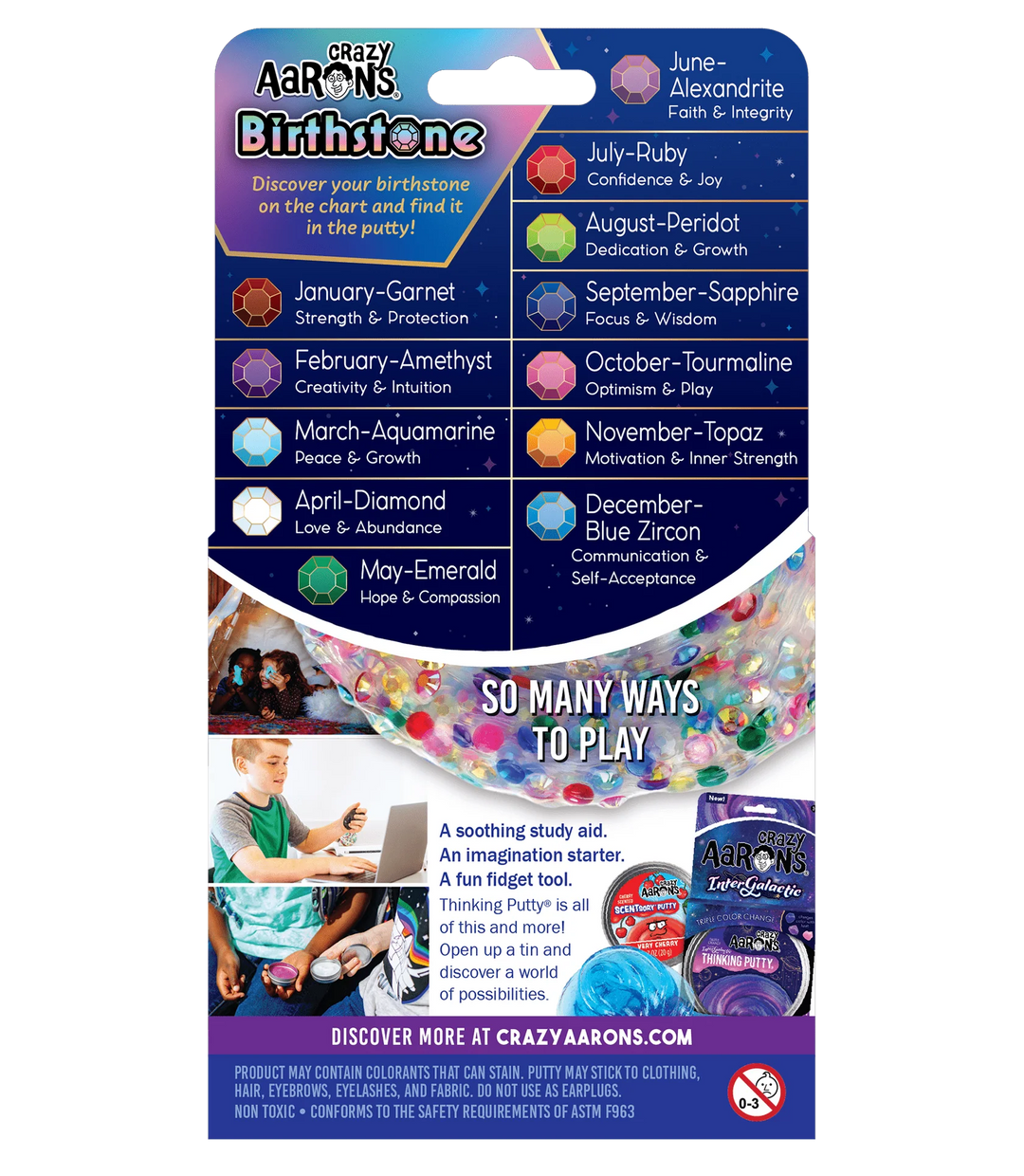 Thinking Putty - Large | Birthstone