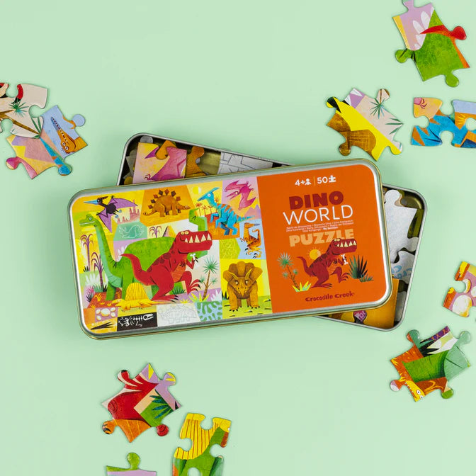 50-Piece Tin Puzzle - Dino World