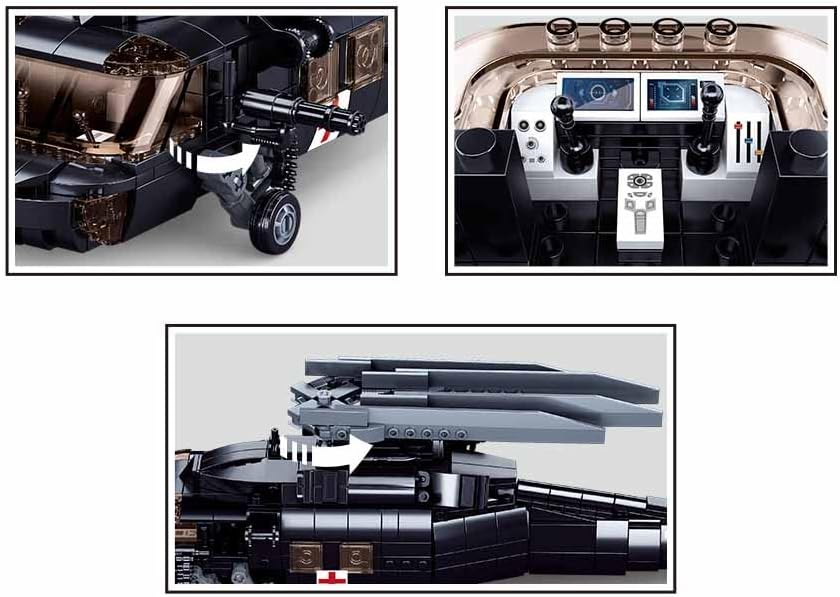 MB HELICOPTER BLACK HAWK 692 PCS