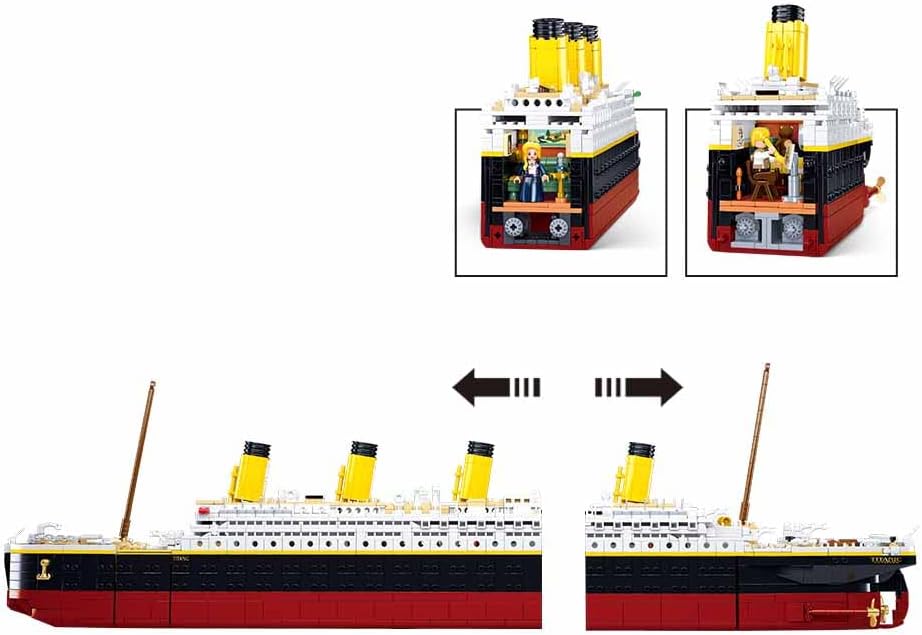 MB TITANIC BIG SCALE 1:350 - 2401 PCS