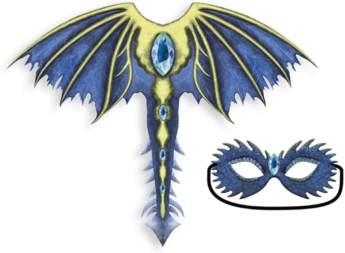 Dressup - Cape - Celestial Dragon Jewel Soft Wings Size 4-6