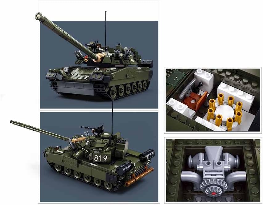 T-80BVMS 1/35 SCALE 519PCS