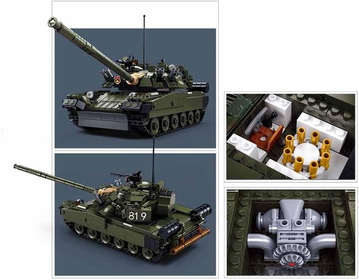 T-80BVMS 1/35 SCALE 519PCS