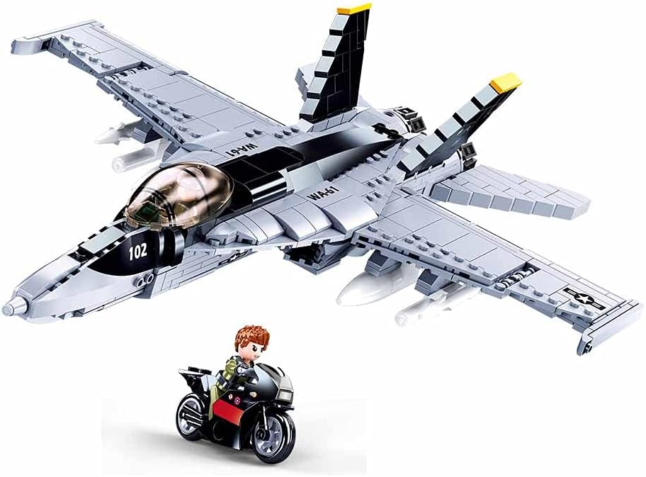MODEL BRICKS F/A 18E SUPER BUMBLEBEE 682 PCS