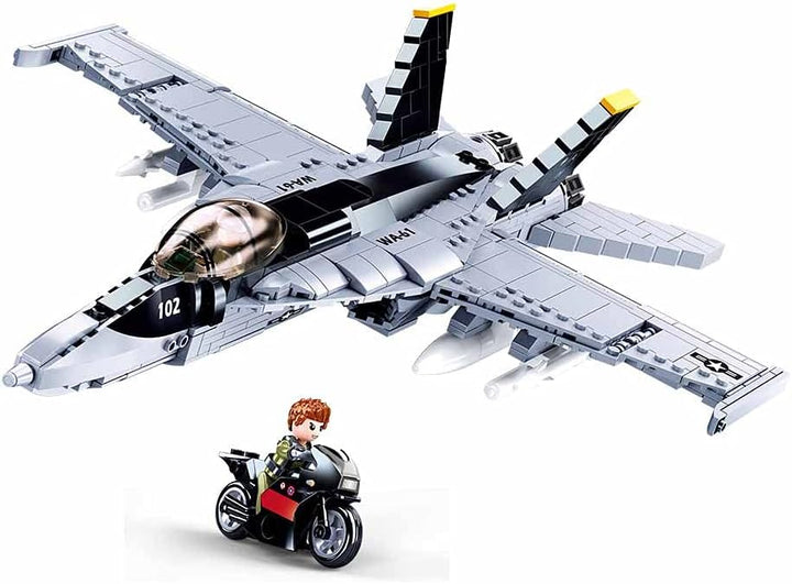 MODEL BRICKS F/A 18E SUPER BUMBLEBEE 682 PCS