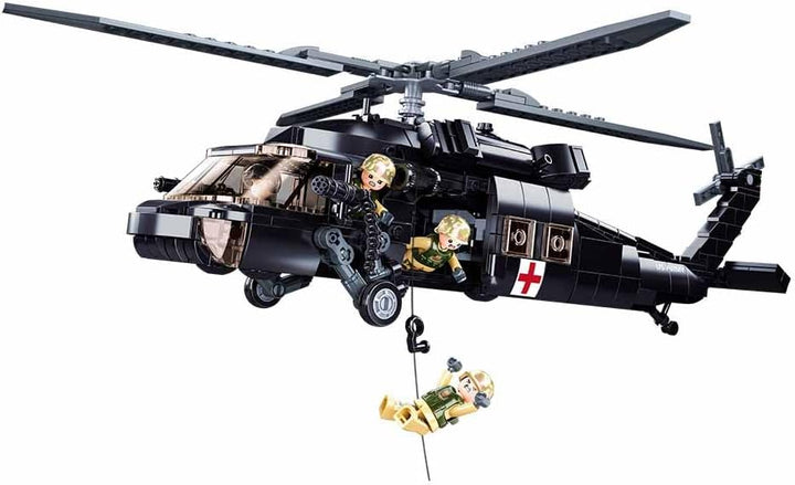 MB HELICOPTER BLACK HAWK 692 PCS