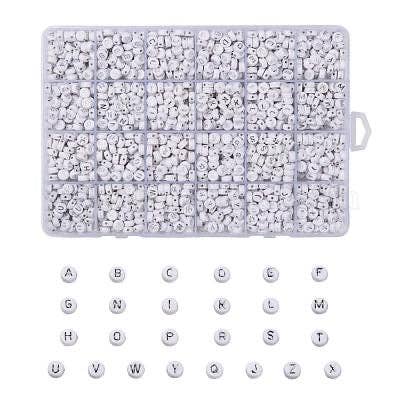 Jewellery Making Kit | Large - A-Z Silver & White Bead Kit