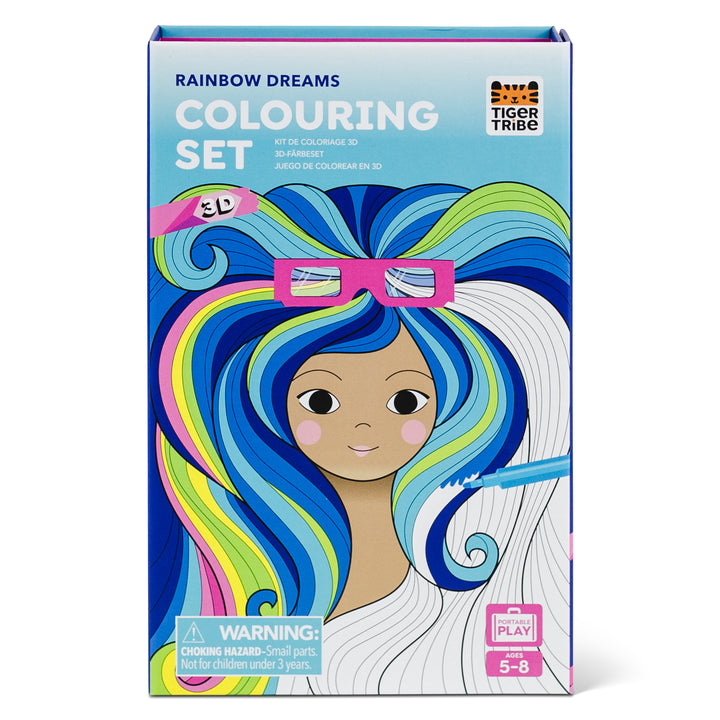 3D Colouring Set - Rainbow Dreams