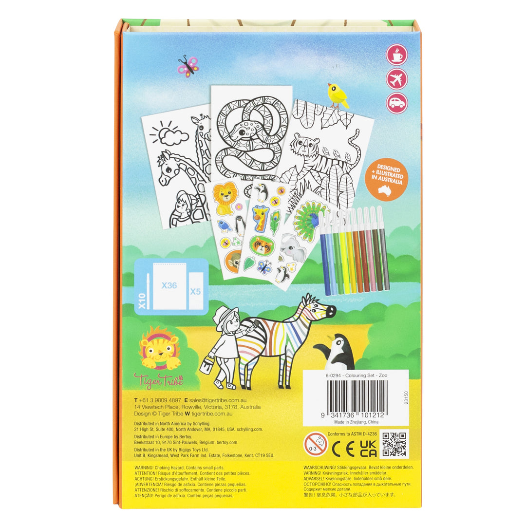 Colouring Set - Zoo