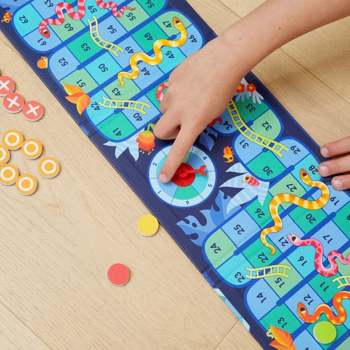 Magnetic Games - Snakes & Ladders & TIC-TAC-TOE