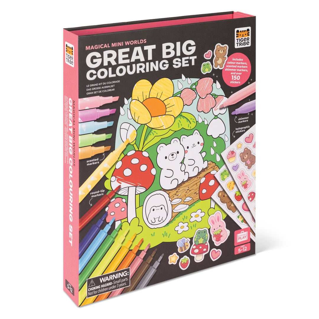Great Big Colouring Set - Magical Mini Worlds