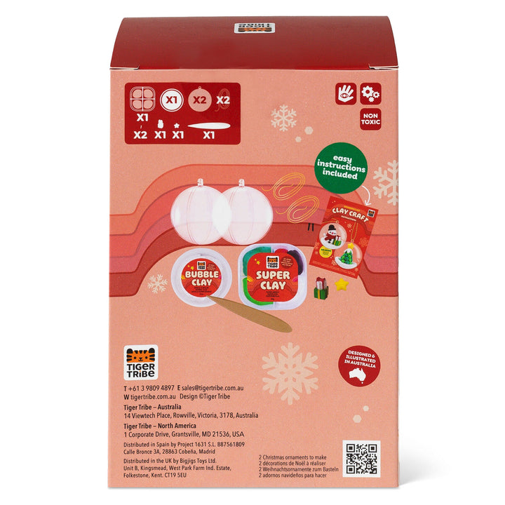 Clay Craft - Ornament Kit - Snowman & Tree
