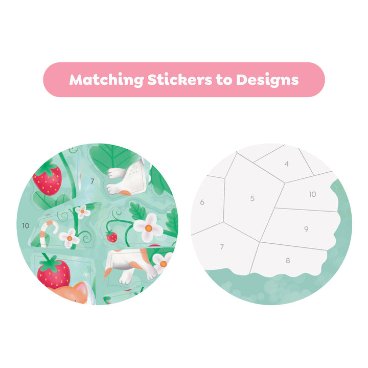 Sticker by Numbers - Magical Garden