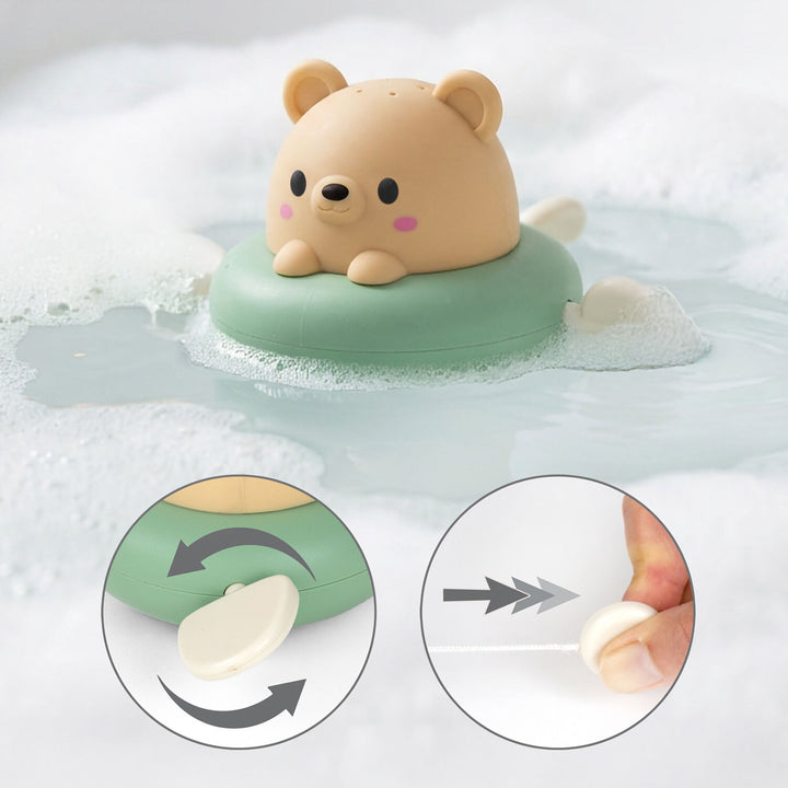 Bath Paddle Boat - Bear