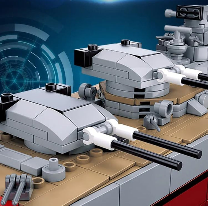 MB BISMARCK BATTLESHIP 2 IN 1 1849 PCS