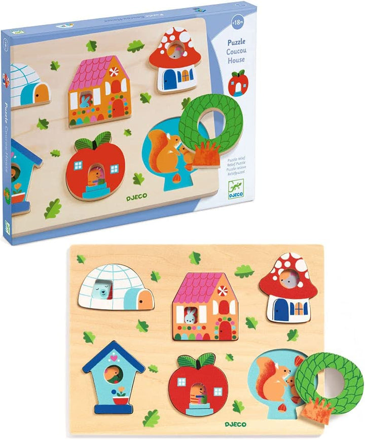 Wooden Puzzle - Coucou House