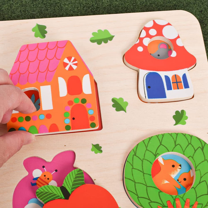 Wooden Puzzle - Coucou House