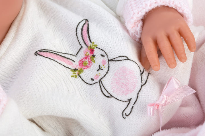 Llorens Articulated Doll  – Bimba Con Cojin Rosa