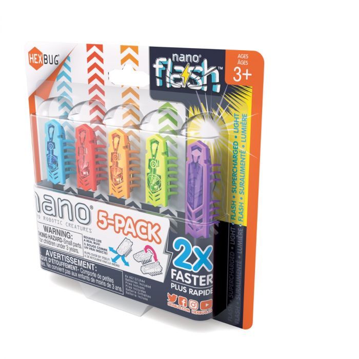 Hex Bug Flash Nano 5pk