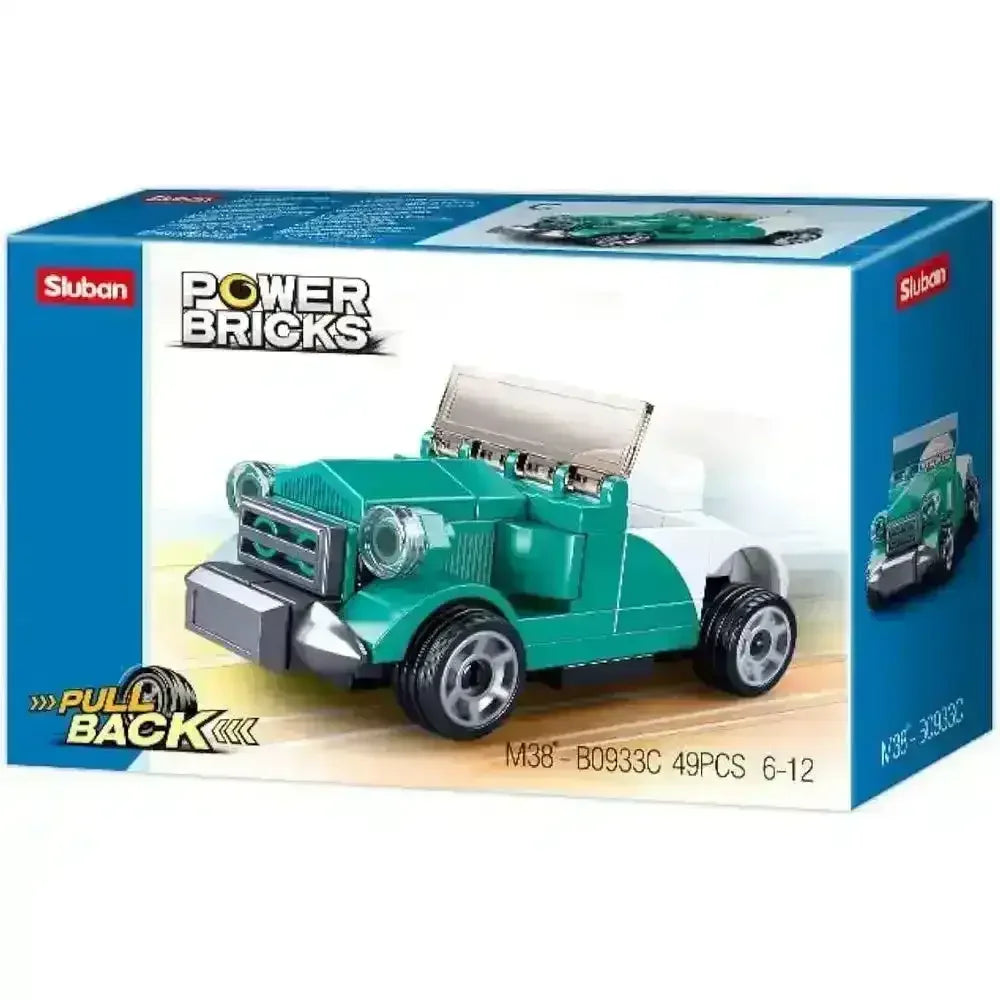 Power Bricks Pull Back Cars