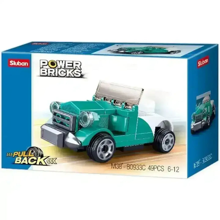 Power Bricks Pull Back Cars