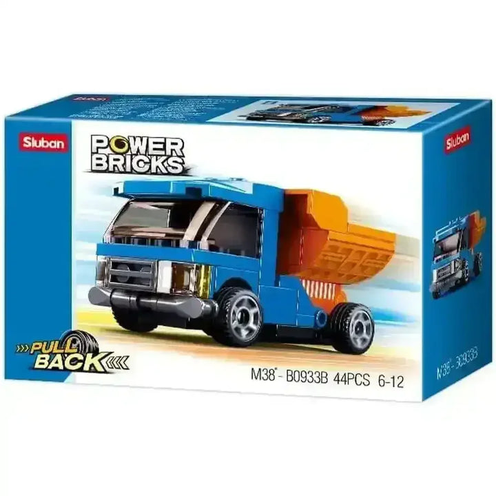 Power Bricks Pull Back Cars