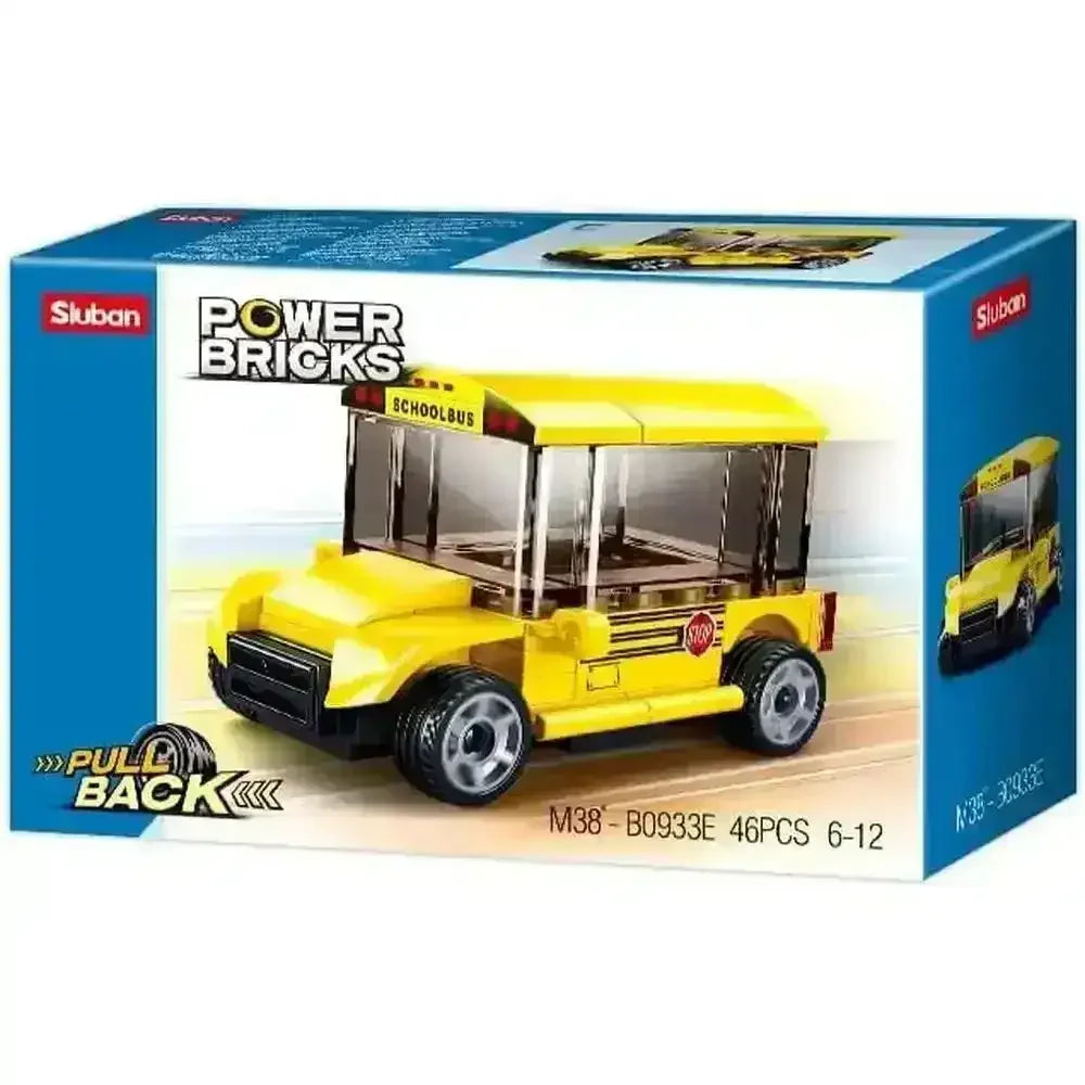 Power Bricks Pull Back Cars