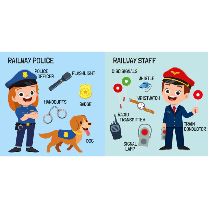 3D Puzzle and Book Set - Train