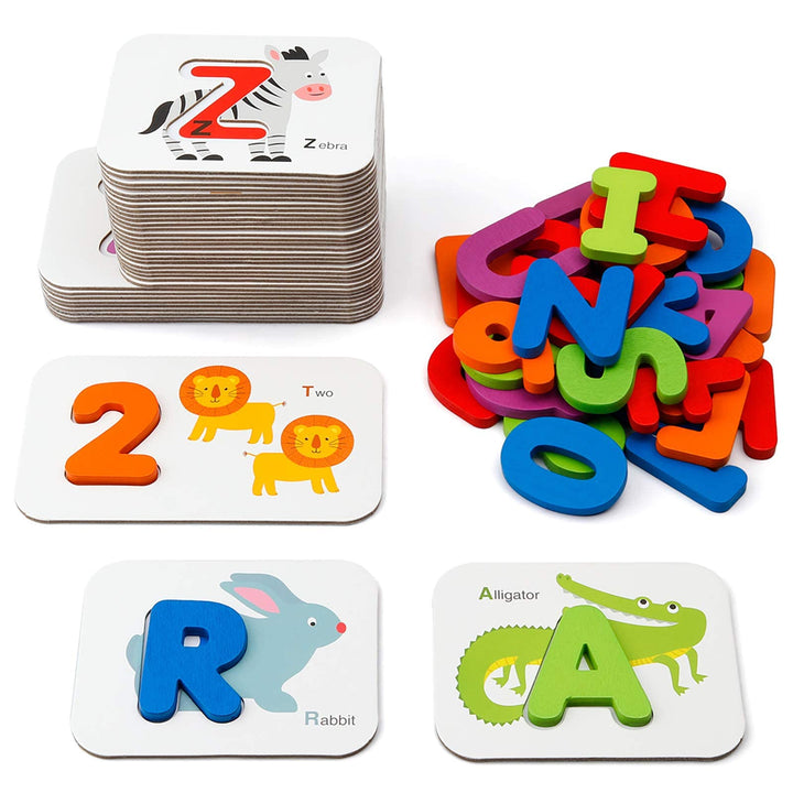 Alphabet & Numbers Matching Puzzle