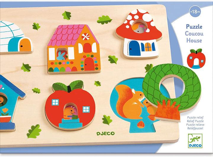 Wooden Puzzle - Coucou House