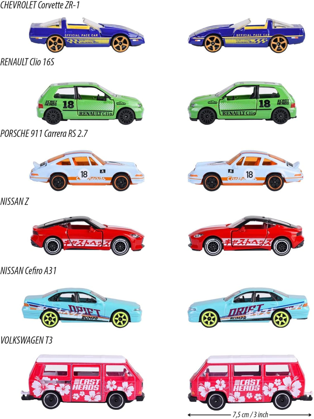 Castheads Series Road Racer Assorted