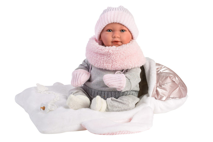 Llorens Baby Doll | Capazo - Pink