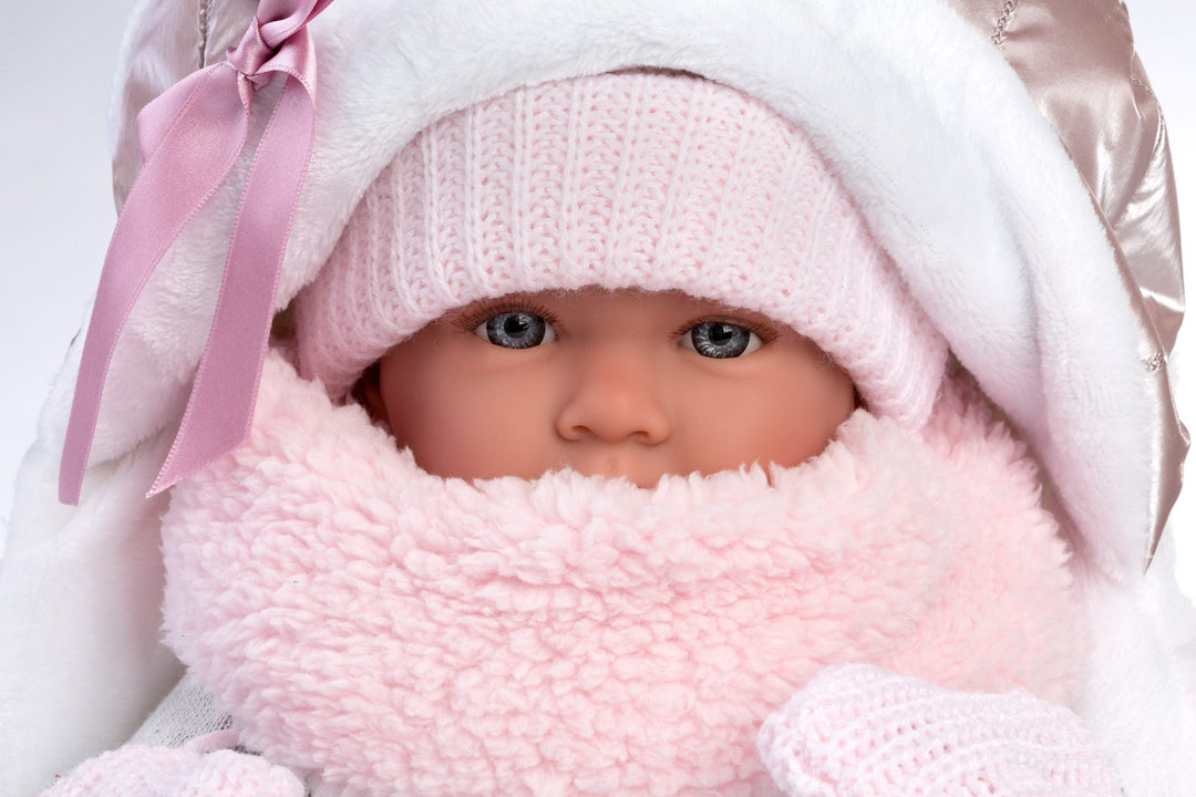 Llorens Baby Doll | Capazo - Pink