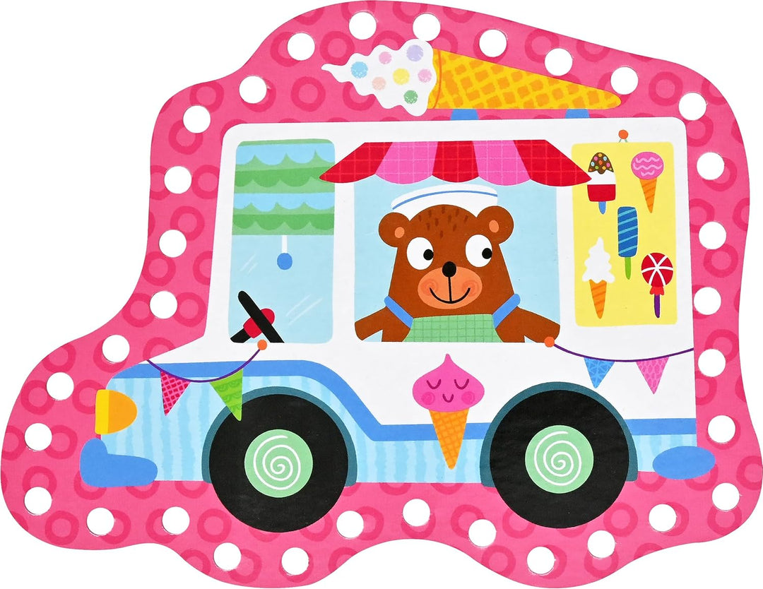 Lacing Cards | Cars & Trucks