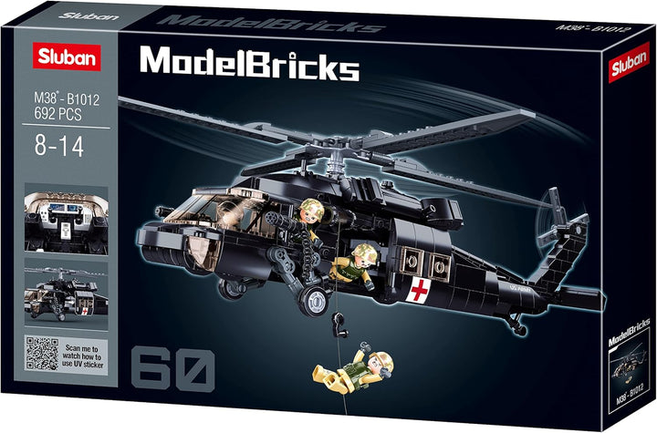 MB HELICOPTER BLACK HAWK 692 PCS