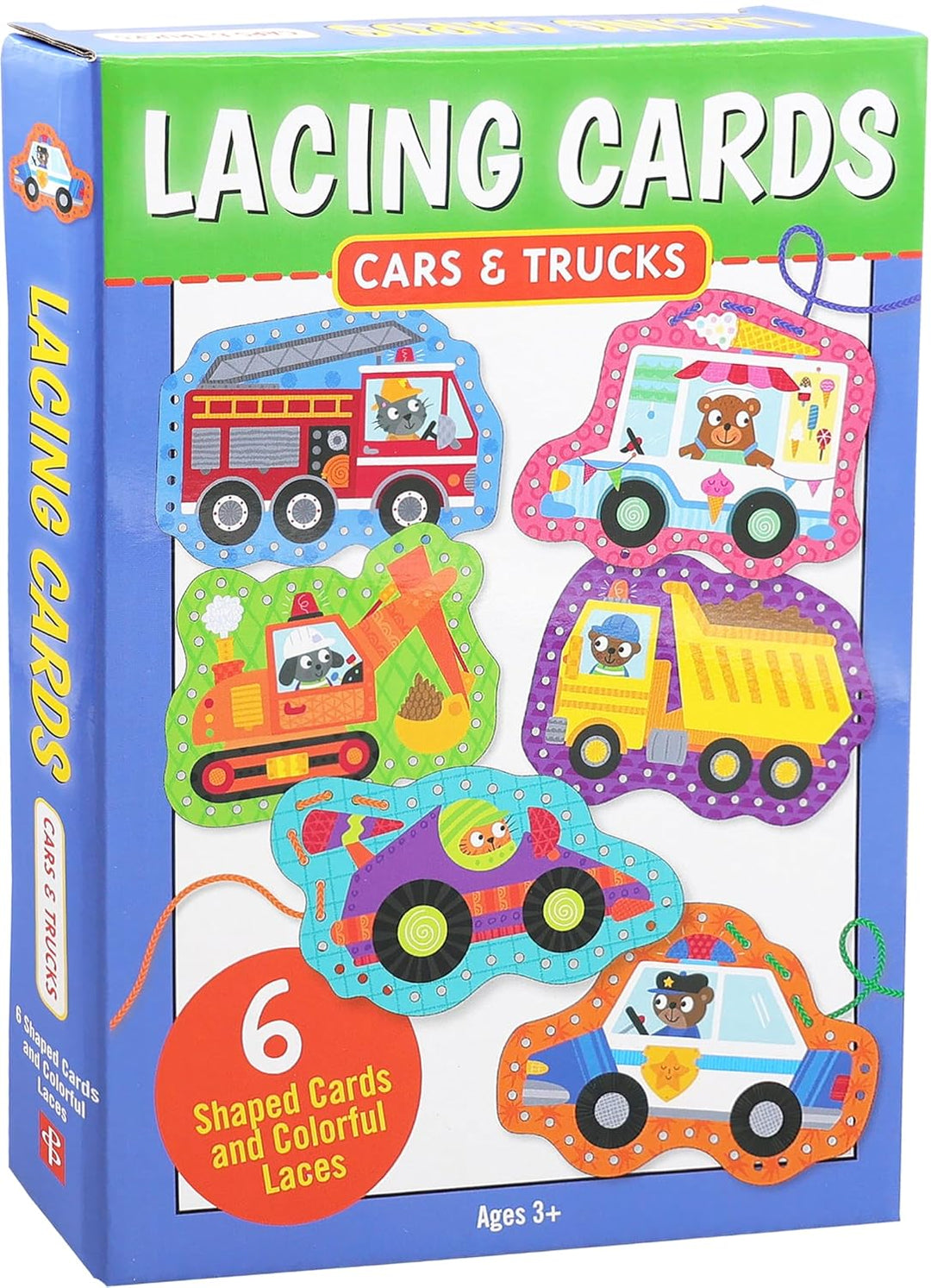 Lacing Cards | Cars & Trucks