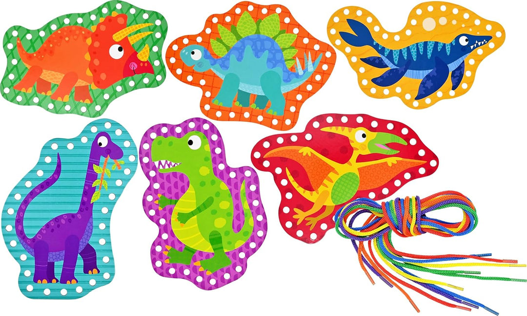 Lacing Cards | Dinosaurs