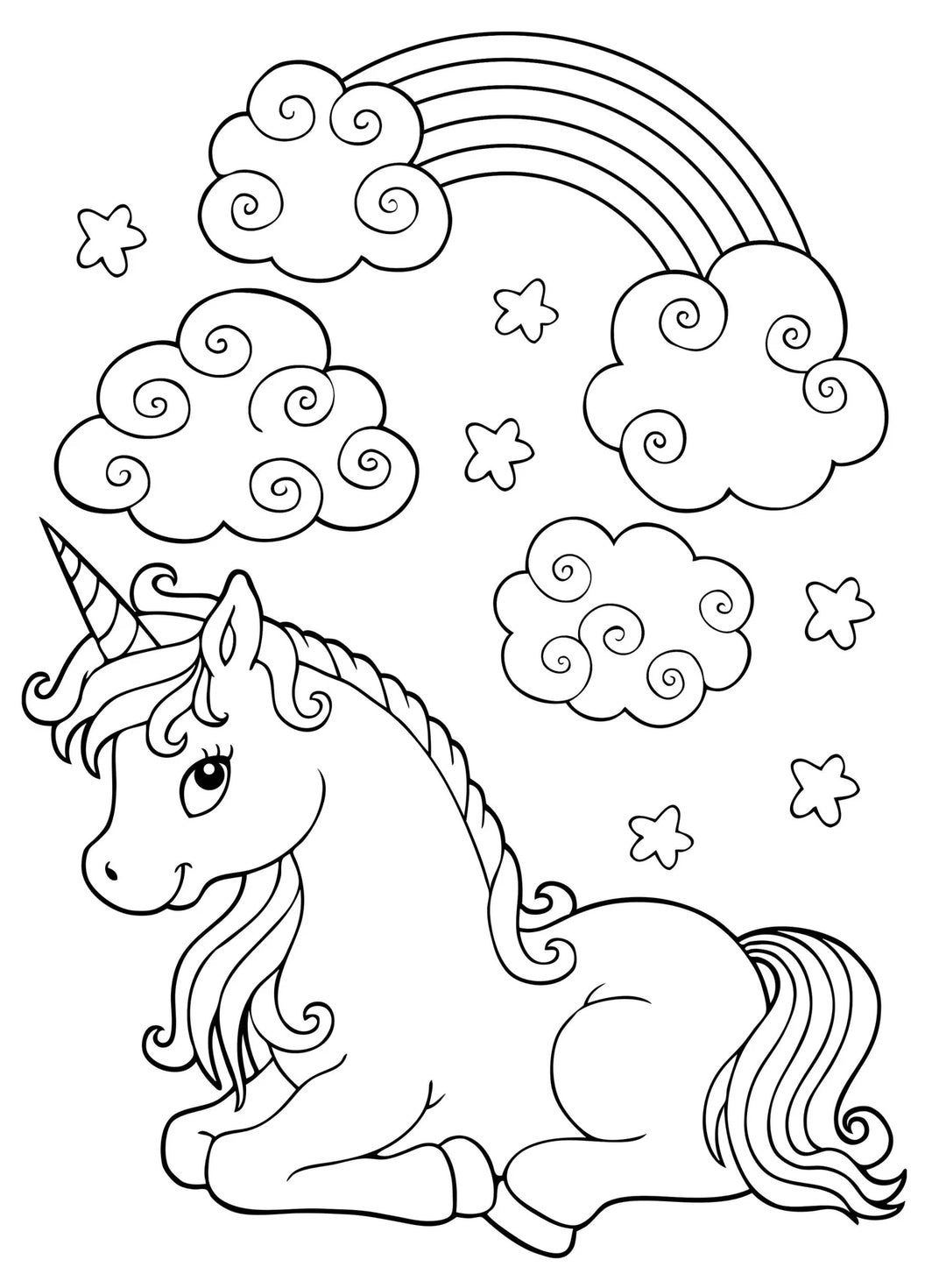 Colouring Book - Unicorns