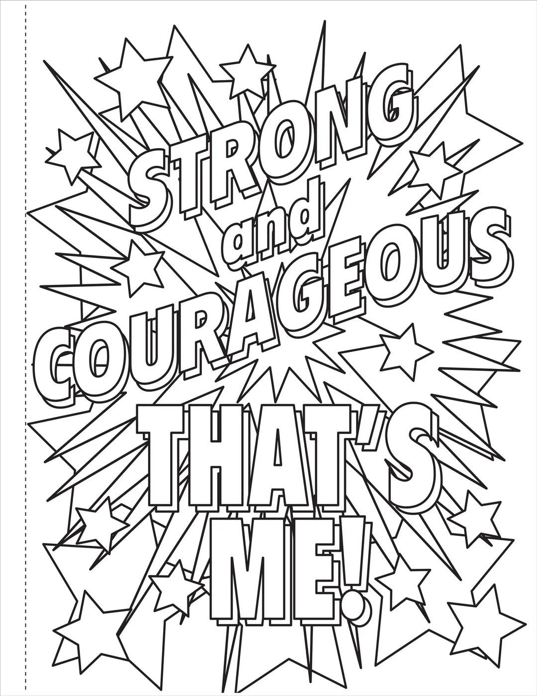 Colouring Book - Brave, Strong and Smart, That’s Me!