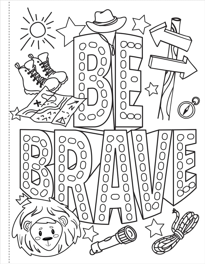 Colouring Book - Brave, Strong and Smart, That’s Me!