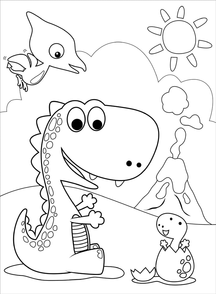 Colouring Book - Dinosaurs