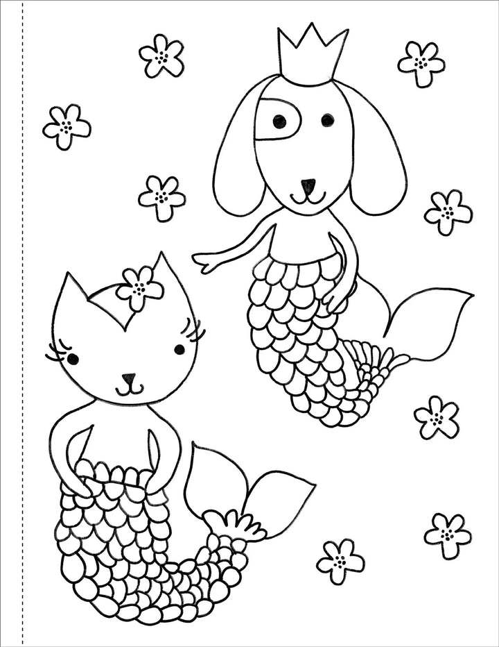 Colouring Book - Mermaids