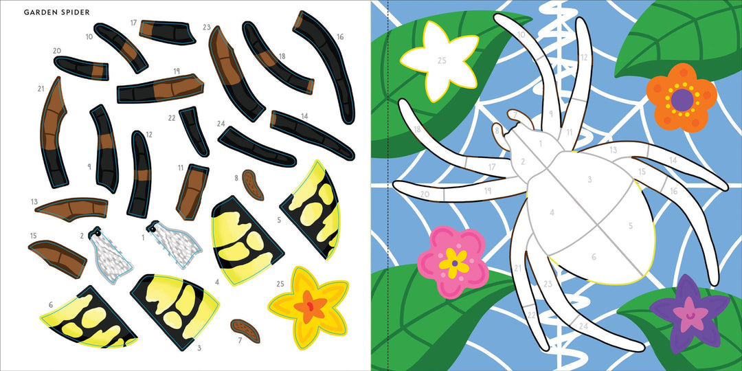 Colour By Sticker - Butterflies and Bugs