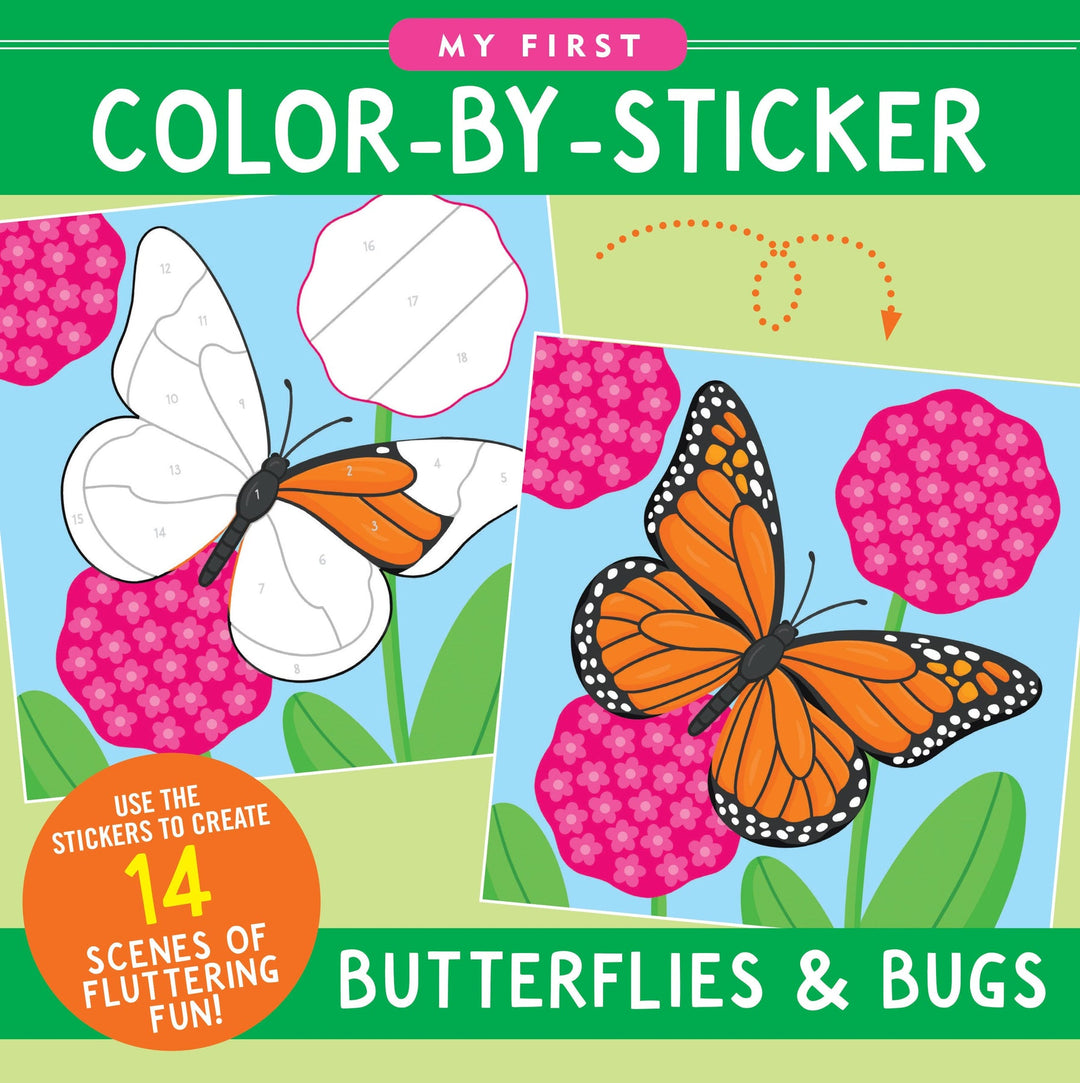 Colour By Sticker - Butterflies and Bugs