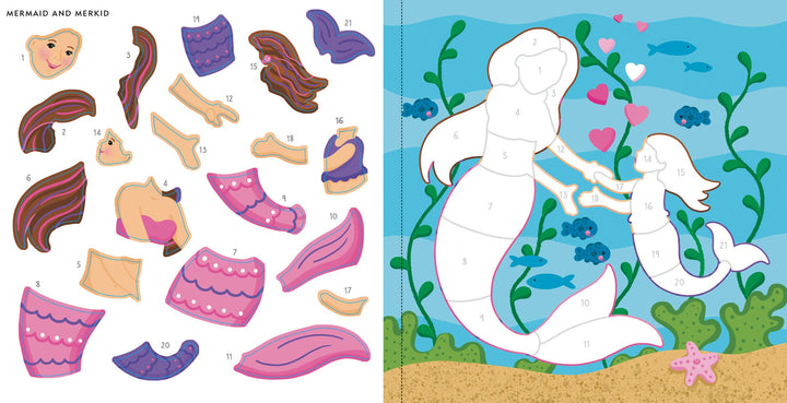 Colour By Sticker - Mermaids & More