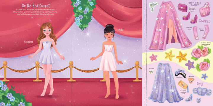 Sticker Doll Dress Up Book - Fashion